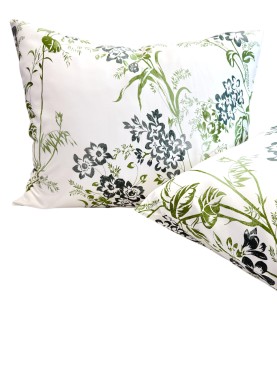 Satīna spilvendrāna Soft NELLIE green
