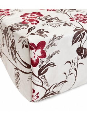 Satīna palags ar gumiju Soft NELLIE wine red