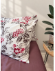 Satīna spilvendrāna Soft NELLIE wine red