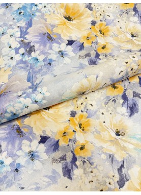 Satīna palags ar gumiju Soft KRISTINA yellow