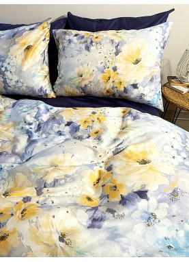 Satīna segas pārvalks Soft KRISTINA yellow