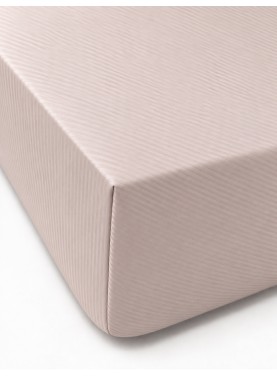 Vienkrāsains satīna palags ar gumiju PREMIUM KLARA beige