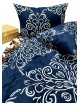 Satīna gultas veļas komplekts 150x210/60x60 cm (40 1175, blue)