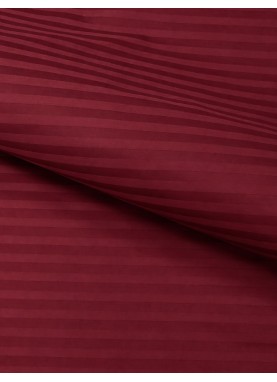 Satīna palags ar gumiju STRIPE SATIN RUBY WINE