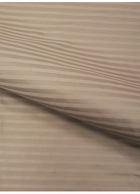 Satīna segas pārvalks STRIPE SATIN TAUPE