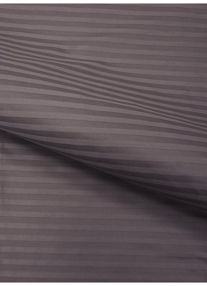Satīna palags ar gumiju STRIPE SATIN TITANIUM GREY