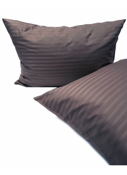 Satīna spilvendrāna STRIPE SATIN TATANIUM GREY
