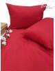 Stripe satīna segas pārvalks 150x210 [ST2021 red]