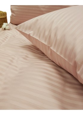 Satīna palags ar gumiju STRIPE SATIN ALMOND