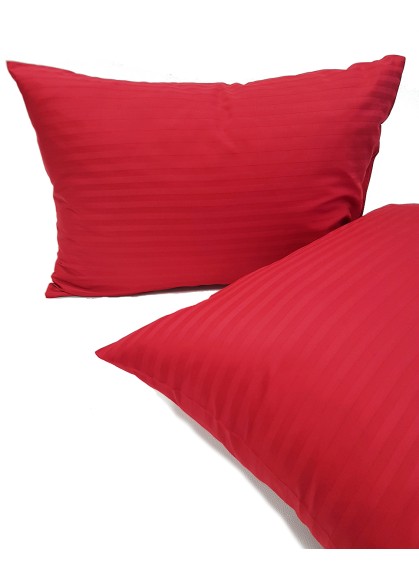 Satīna spilvendrāna STRIPE SATIN RED