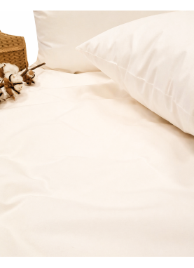 Vienkrāsains satīna palags Soft VANILLA