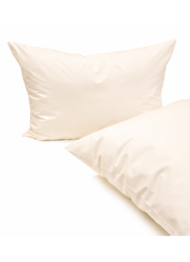 Vienkrāsaina satīna spilvendrāna Soft VANILLA