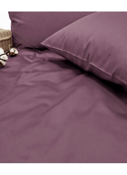Vienkrāsains satīna palags Soft PLUM Vienkrāsains satīna palags Soft PLUM
