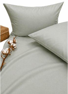 Vienkrāsaina satīna spilvendrāna Soft ASH GREEN