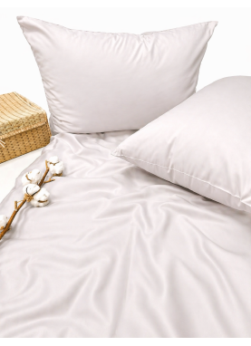 Vienkrāsains satīna palags PREMIUM PLATINUM