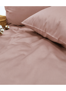 Vienkrāsains satīna palags Soft DARK ECRU