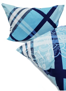 Spilvendrānu komplekts 70x70 cm, 40 0995 blue