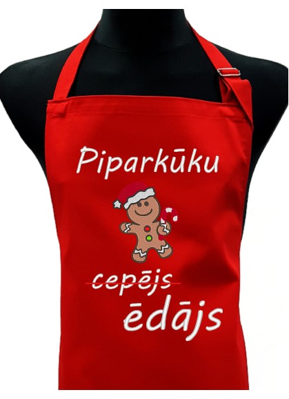 Ziemassvētku Izšuvums uz priekšauta [PIPARKŪKU ĒDĀJS]