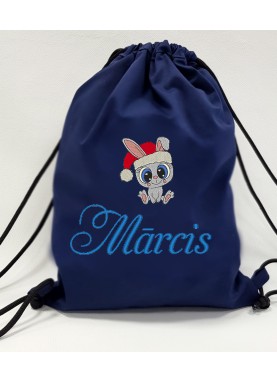 Bērnu mugursoma/maiss ar izšuvumu TRUSIS [NG15]