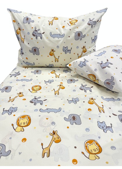 Bērnu kokvilnas segas pārvalks AFRIKA Bērnu kokvilnas segas pārvalks AFRIKA