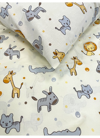 Bērnu kokvilnas segas pārvalks AFRIKA Bērnu kokvilnas segas pārvalks AFRIKA