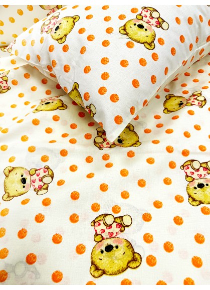 Bērnu kokvilnas segas pārvalks BABY BEAR