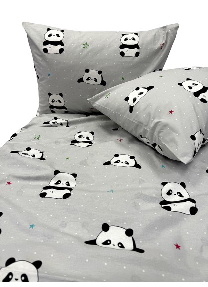 Bērnu kokvilnas segas pārvalks Daily PANDA Bērnu kokvilnas segas pārvalks Daily PANDA