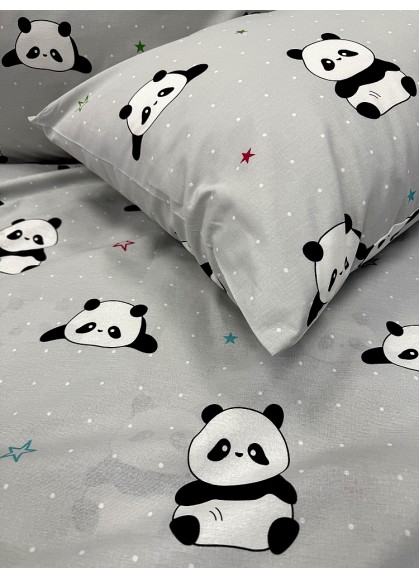 Bērnu kokvilnas segas pārvalks Daily PANDA Bērnu kokvilnas segas pārvalks Daily PANDA