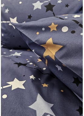 Bērnu kokvilnas virspalags NIGHT SKY BLUE
