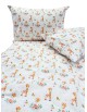 Bērnu flaneļa gultas veļas komplekts GIRAFFE
