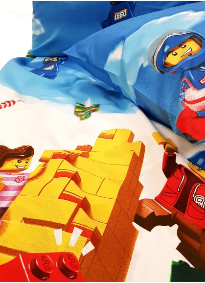 Bērnu kokvilnas spilvendrāna LEGO