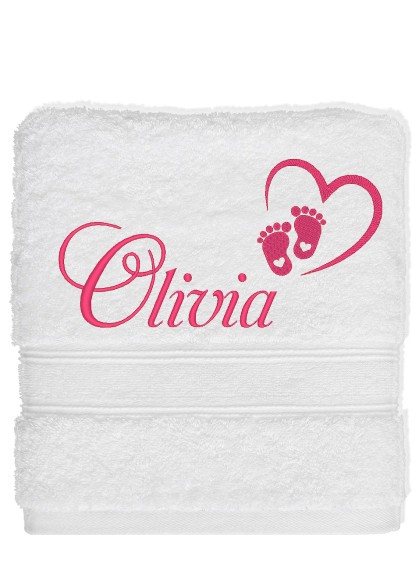 Izšuvums uz dvieļa PĒDIŅAS [S18]