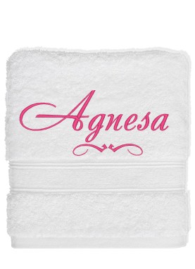 Izšuvums uz dvieļa RAKSTI, monogramma [MON43]