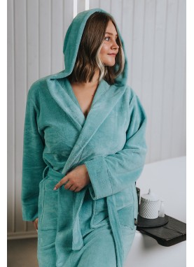 Bambusa halāts ar kapuci GRAND mint