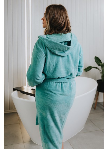 Bambusa halāts ar kapuci GRAND mint