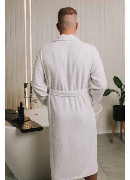 Bambusa auduma halāts ROYAL BAMBOO white