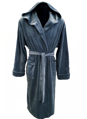 Velūra halāts TODES grey