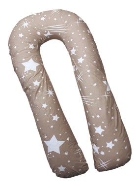 Spilvens grūtniecēm/barošanai MAXI PAKAVS beige stars Spilvens grūtniecēm/barošanai MAXI PAKAVS beige stars