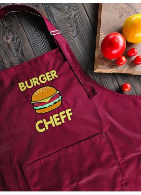 Grila priekšauts ar izšuvumu [BURGER CHEFF]
