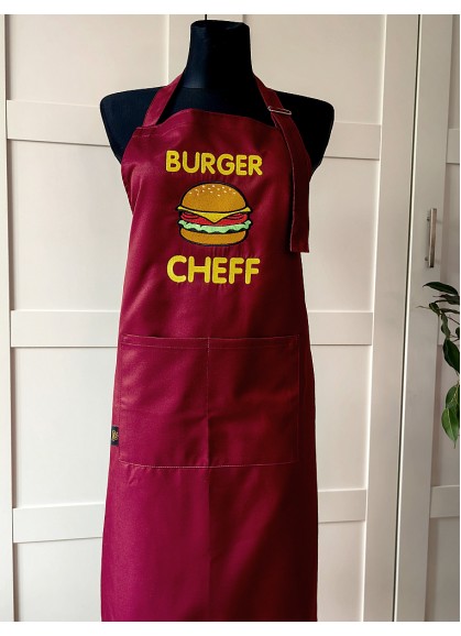 Grila priekšauts ar izšuvumu [BURGER CHEFF]