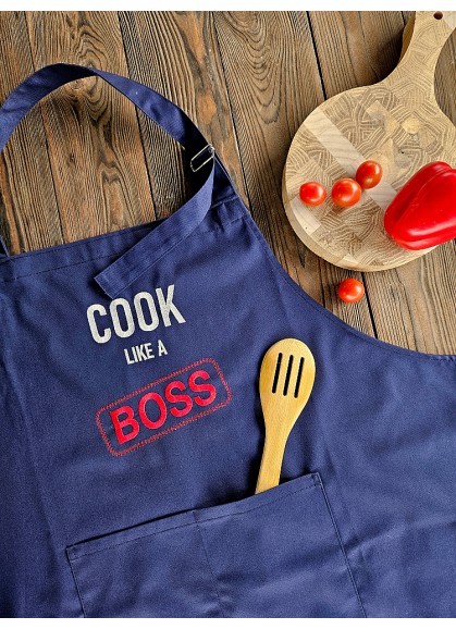 Grila priekšauts ar izšuvumu [COOK LIKE A BOSS]