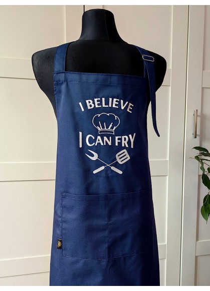 Grila priekšauts ar izšuvumu [I BELIVE I CAN FRY]