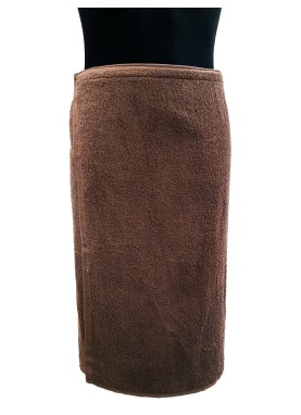 Vīriešu frotē saunas dvielis BROWN
