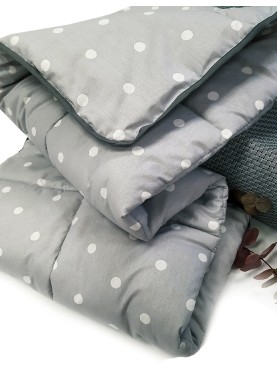 Stepēta vilnas sega ALL SEASONS grey