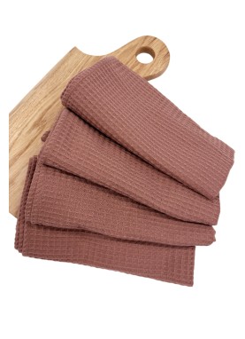 Mīksts kokvilnas virtuves dvielis ar lielu vafeļu rakstu L.BROWN